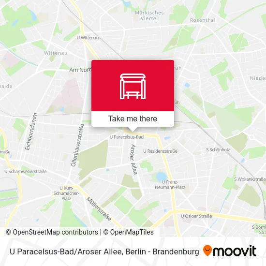 Карта U Paracelsus-Bad/Aroser Allee