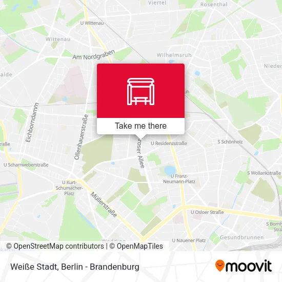 Карта Weiße Stadt