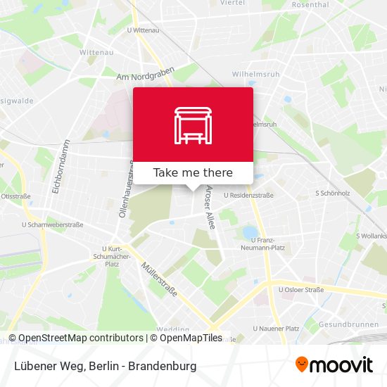 Lübener Weg map