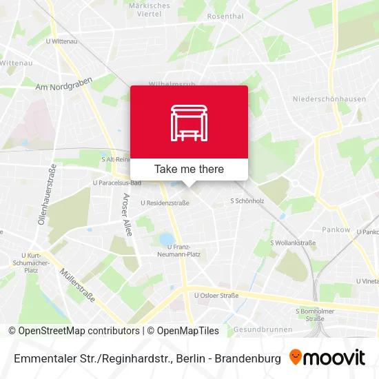 Карта Emmentaler Str./Reginhardstr.