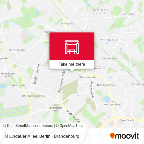 Карта U Lindauer Allee