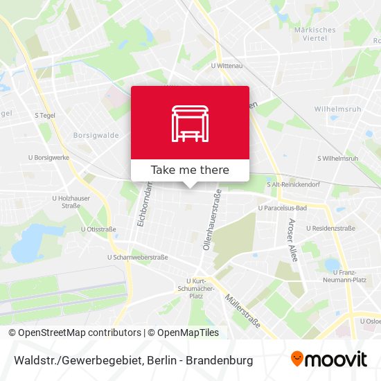 Waldstr./Gewerbegebiet map