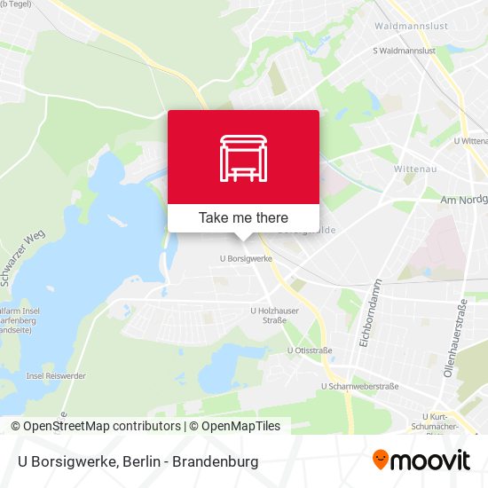 U Borsigwerke map