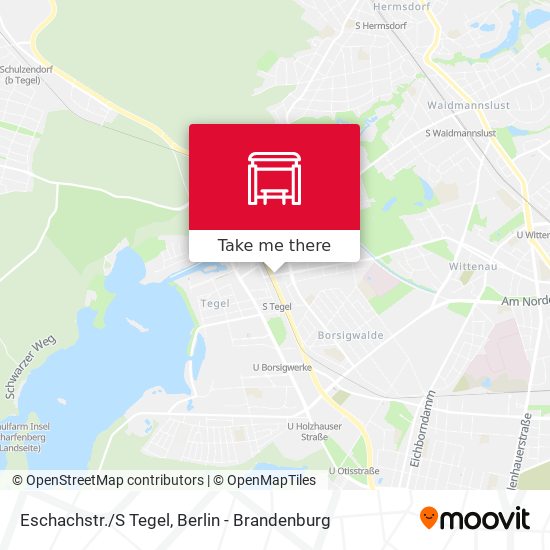 Карта Eschachstr./S Tegel