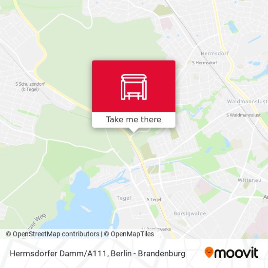 Hermsdorfer Damm/A111 map