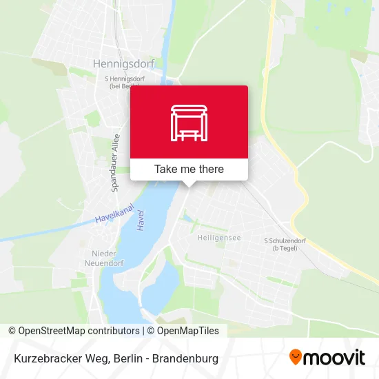 Карта Kurzebracker Weg