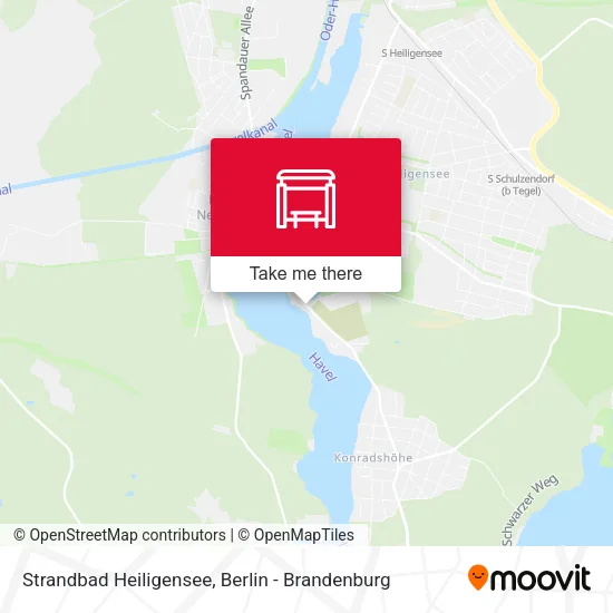 Карта Strandbad Heiligensee