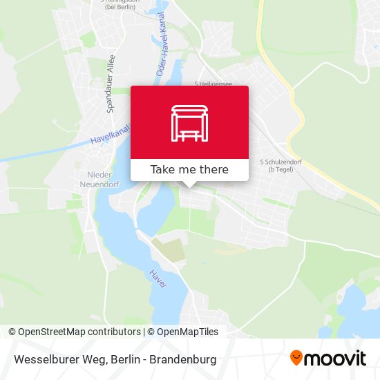 Wesselburer Weg map