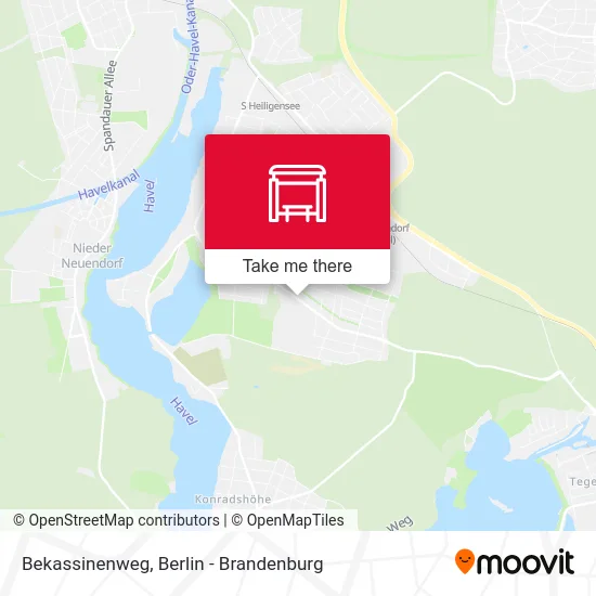 Bekassinenweg map