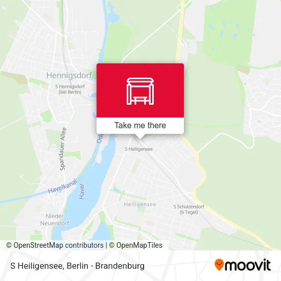 Карта S Heiligensee