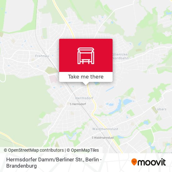 Hermsdorfer Damm/Berliner Str. map