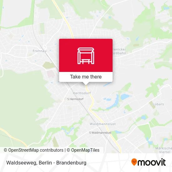 Waldseeweg map
