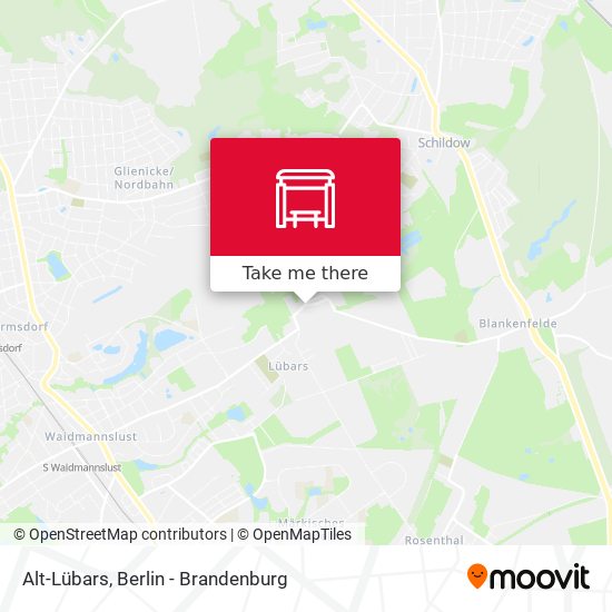 Alt-Lübars map