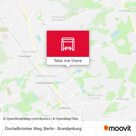 Öschelbronner Weg map