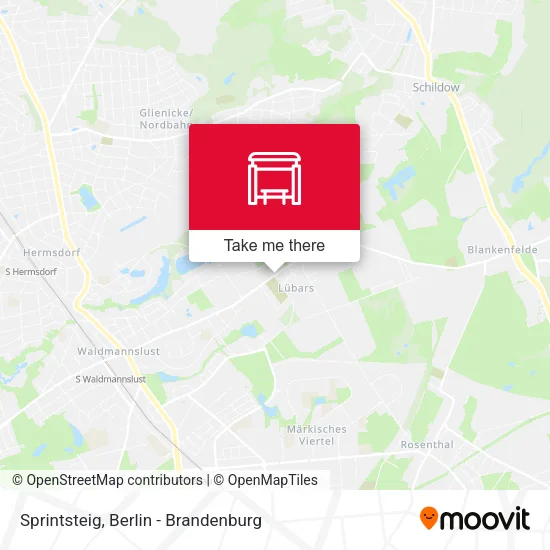 Карта Sprintsteig