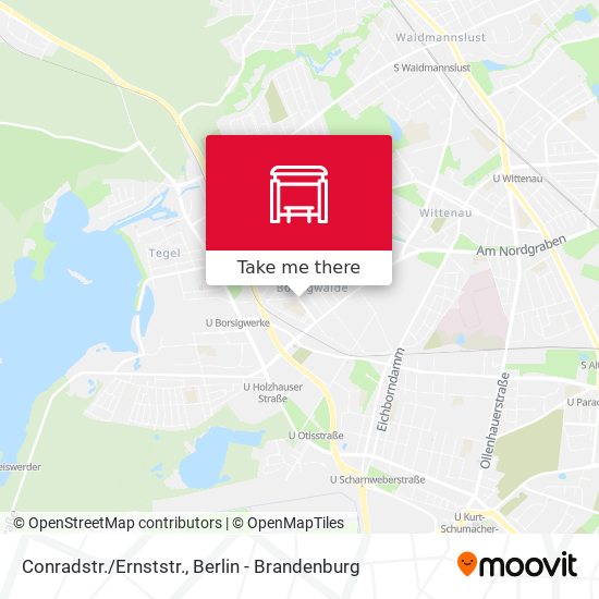 Conradstr./Ernststr. map