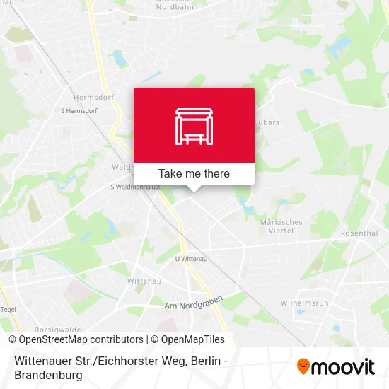 Карта Wittenauer Str. / Eichhorster Weg