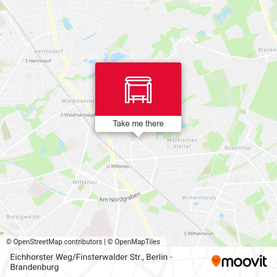 Карта Eichhorster Weg / Finsterwalder Str.