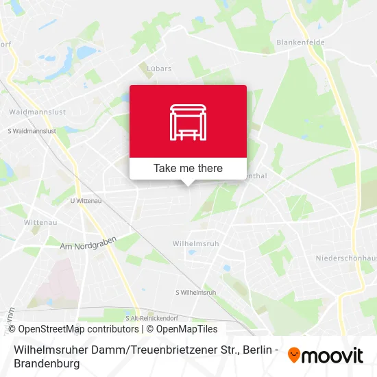 Карта Wilhelmsruher Damm / Treuenbrietzener Str.