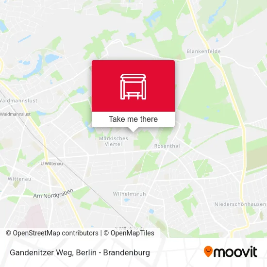Карта Gandenitzer Weg