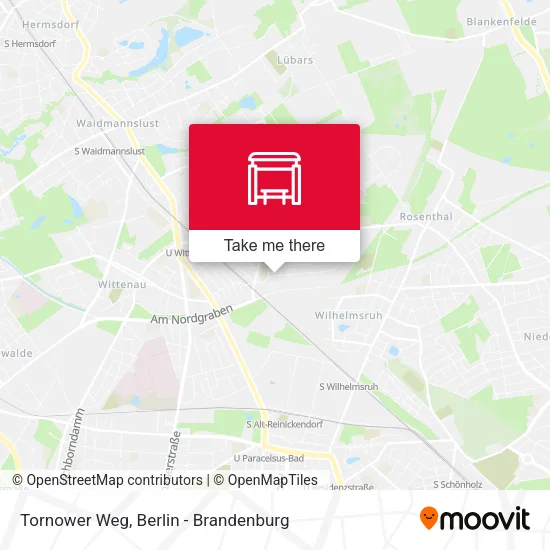 Карта Tornower Weg