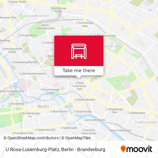 U Rosa-Luxemburg-Platz map
