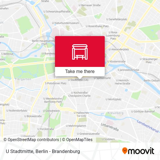 Карта U Stadtmitte