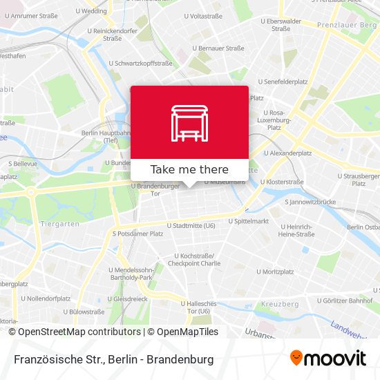 Französische Str. map