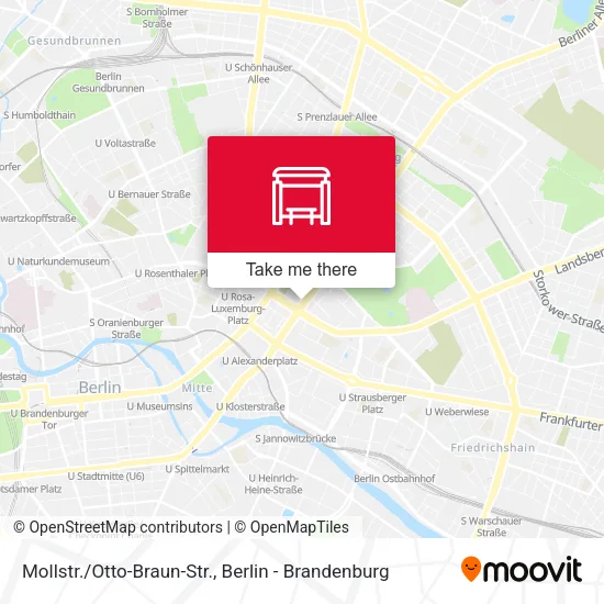 Карта Mollstr./Otto-Braun-Str.