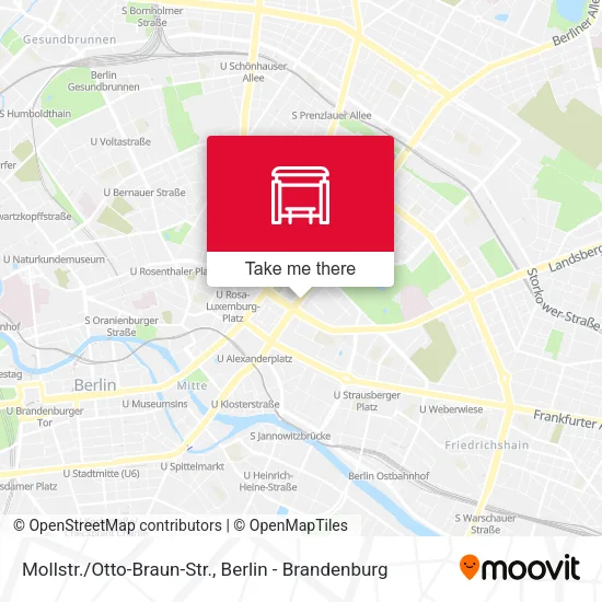 Карта Mollstr./Otto-Braun-Str.