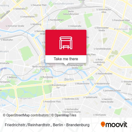 Карта Friedrichstr./Reinhardtstr.