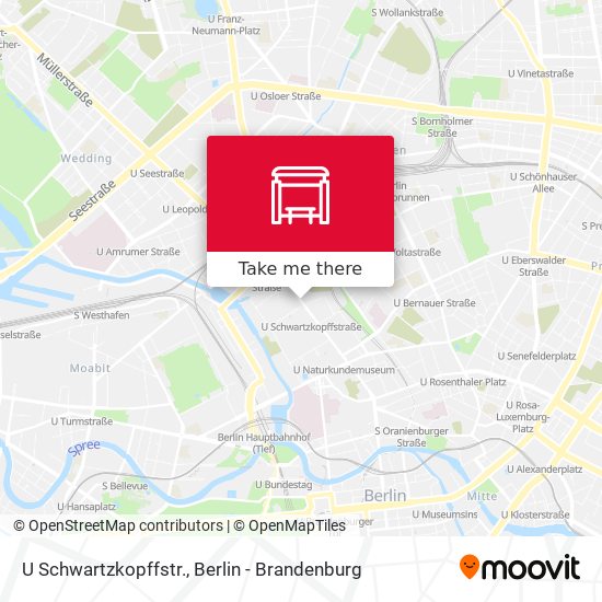 U Schwartzkopffstr. map