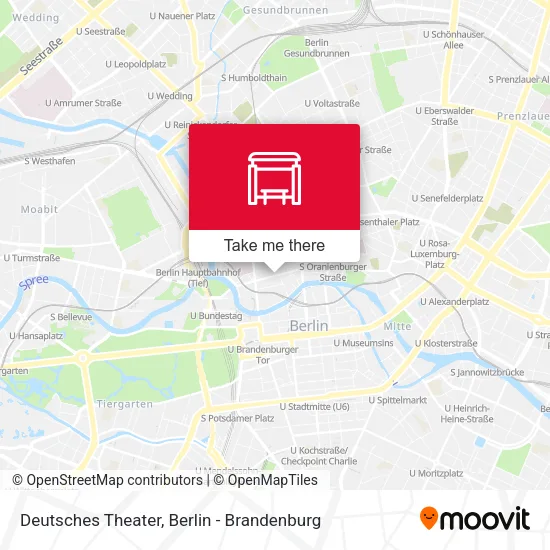 Карта Deutsches Theater