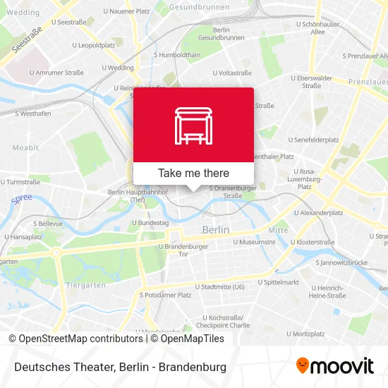 Карта Deutsches Theater