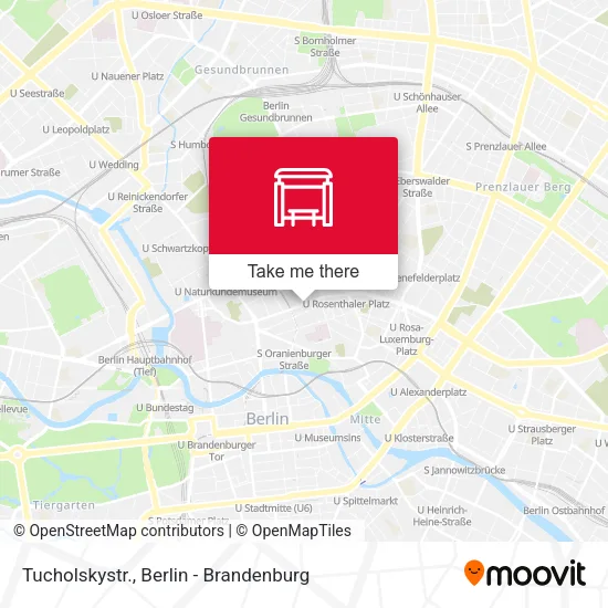 Карта Tucholskystr.