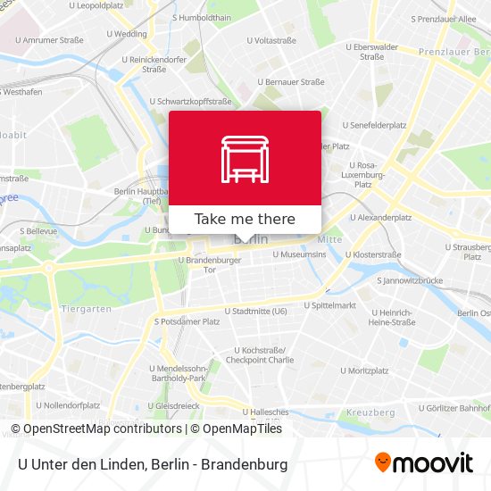 U Unter den Linden map