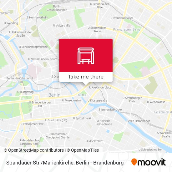Карта Spandauer Str./Marienkirche
