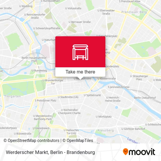 Карта Werderscher Markt
