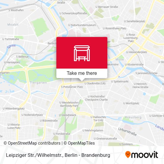 Карта Leipziger Str./Wilhelmstr.
