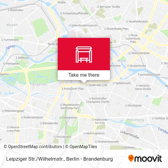 Карта Leipziger Str./Wilhelmstr.