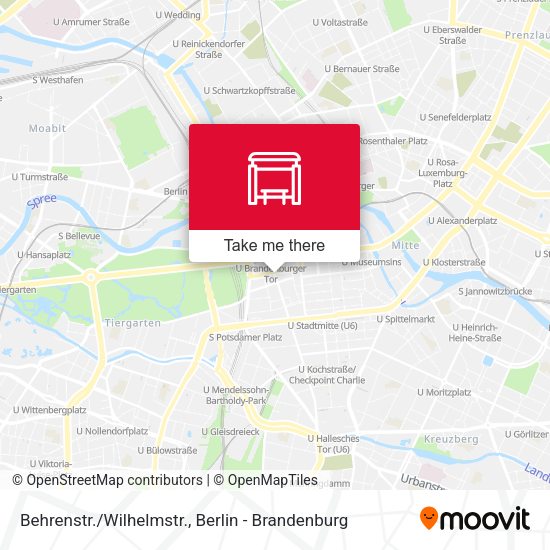 Карта Behrenstr./Wilhelmstr.