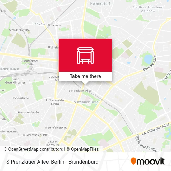 S Prenzlauer Allee map