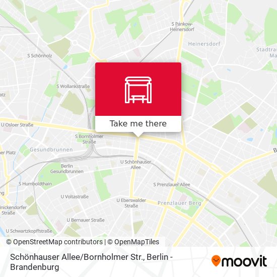 Schönhauser Allee / Bornholmer Str. map