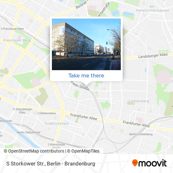 S Storkower Str. map