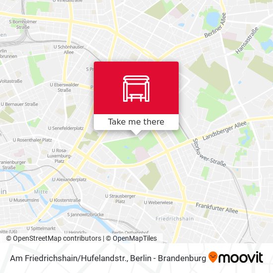 Am Friedrichshain/Hufelandstr. map