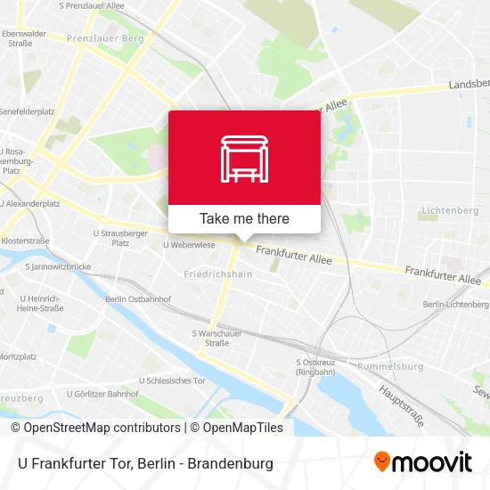 Карта U Frankfurter Tor