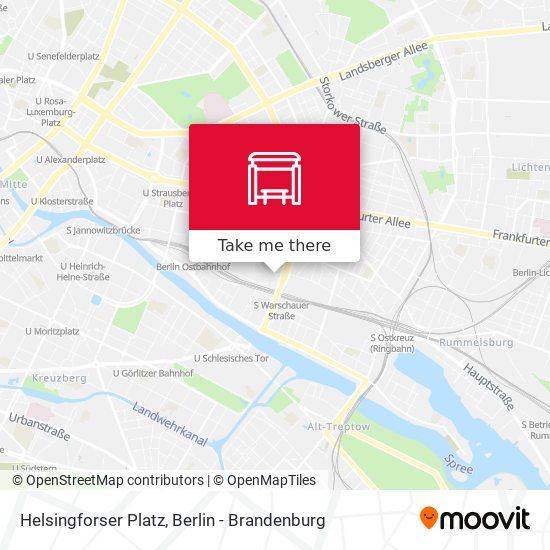 Helsingforser Platz map