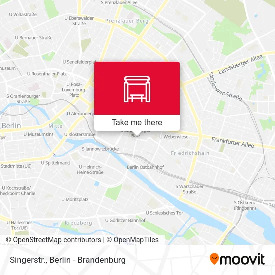 Карта Singerstr.