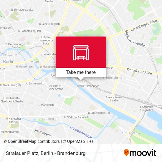 Карта Stralauer Platz