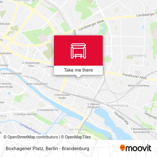 Карта Boxhagener Platz